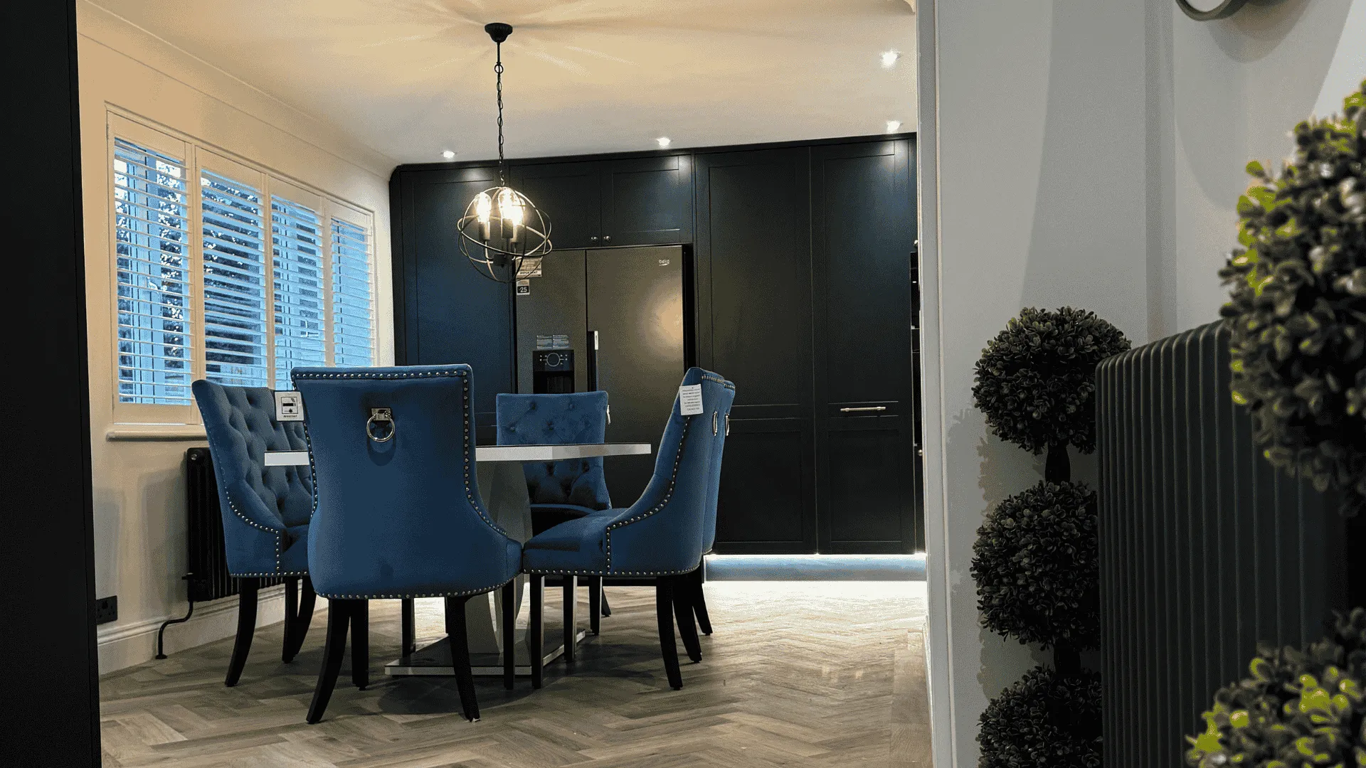 Kitchen renovation in Kettering showing clean finish and feature LED lighting — Entigen electrical installation